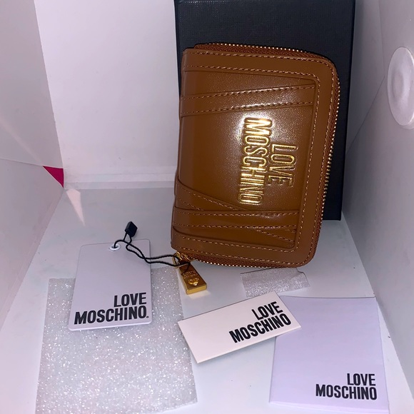 NWT Love Moschino Leather Wallet - Picture 3 of 7